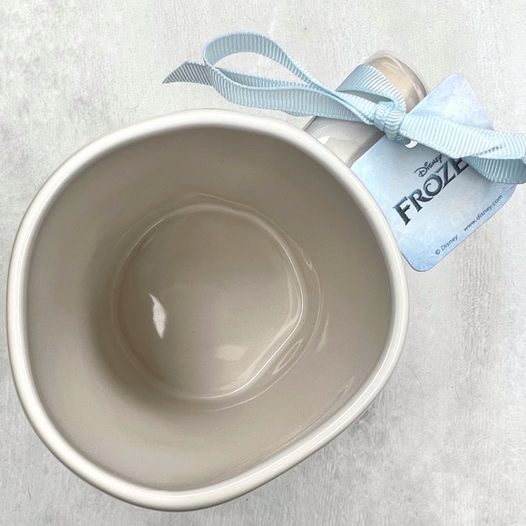 ❌SOLD❌ Rae Dunn NWT LET IT GO Elsa Disney Frozen Iridescent 2 Sided Coffee Mug - Picture 9 of 17